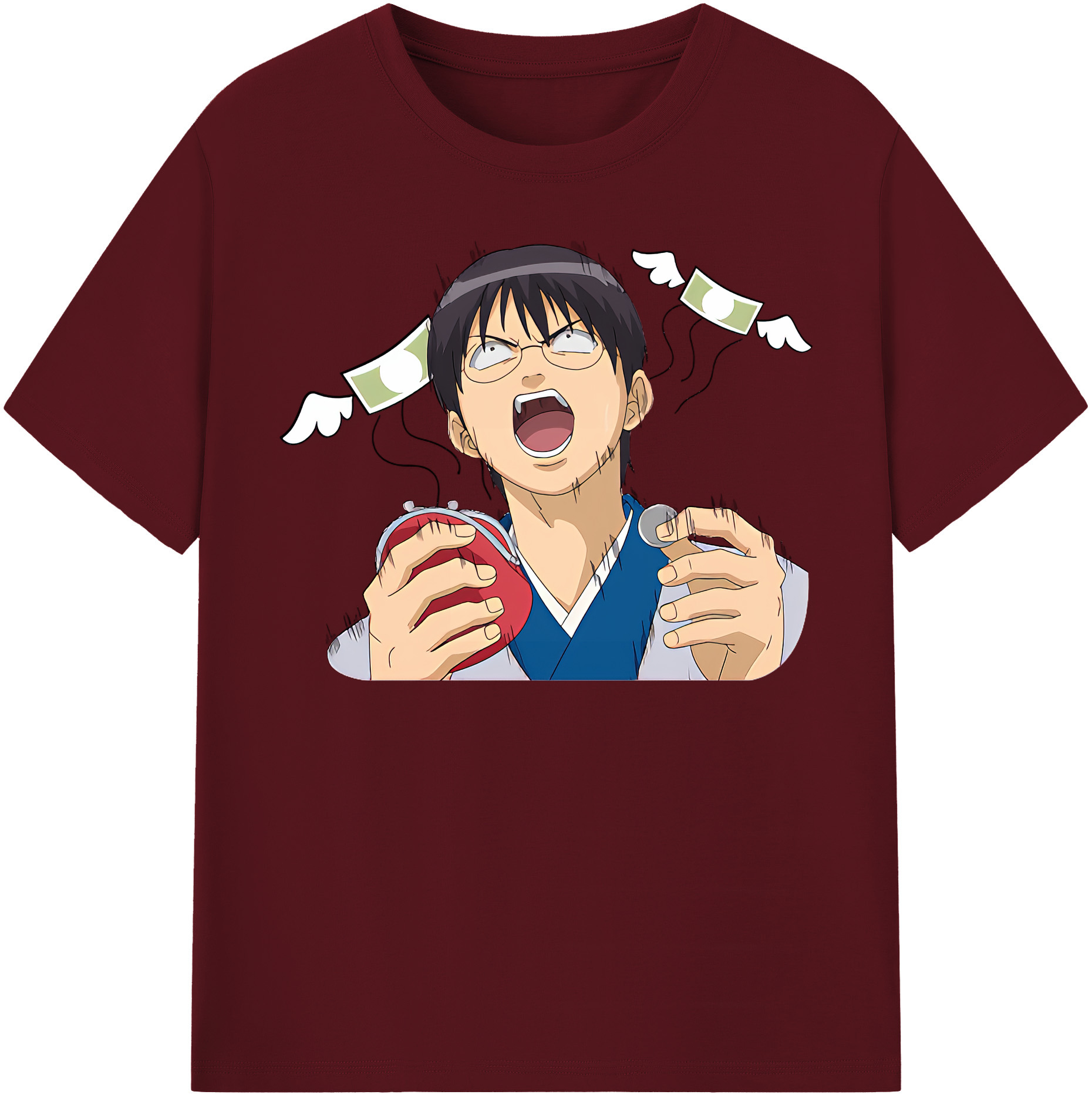 （画像用） ぎんたま 坂田銀時（さかたぎんとき） 神楽 志村新八（しむら しんぱち） GINTAMA Sakata Gintoki Kagura Shimura Shinpachi 綿100％半袖Tシャツ（フロントプリント）